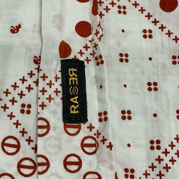 Raen (Italian) Geometric Print L/S Shirt. - Picture 7 of 10